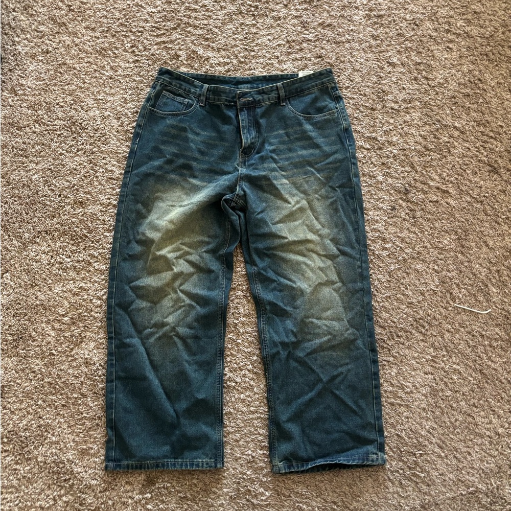 Classic Indigo Men's Straight Jeans
